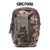LJK Bolsa Morral Tactica Celular Cinturon Multiuso Camuflaje Mil