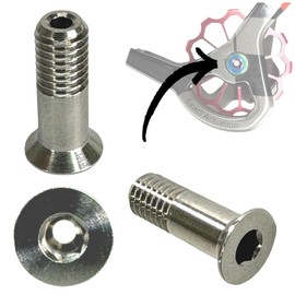 F26 Titanium M5 x 15 mm Gear Pulley SL Screws (Natural)