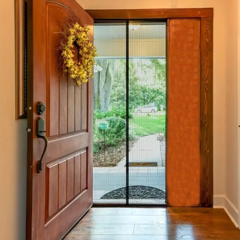 36"x82" Magnetic Screen Door Fits Door Size 34"x80",Walk Through Easily,Moustiquaire