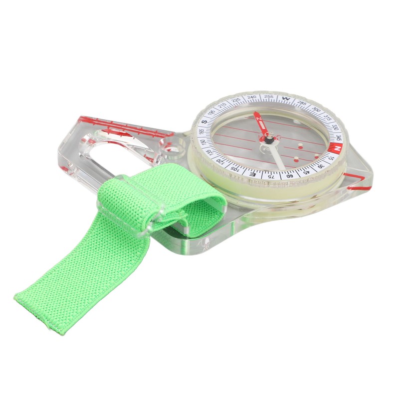 Orienteering Compass Luminous Versatile Sensitive Portable Backpacking Compass for Camping