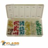KlassTools 120 Piece Mini Car Fuse Assortment with Low Profiles