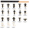 415 Piece Plastic Car Clips Set, 18 Sizes Car Screw