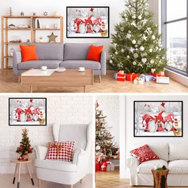 AIRDEA Christmas Diamond Painting Set for Adults, 5D Dwarfs Diamond Painting Kits, Painting by Numbers, Winter Diamond Painting Pictures, Round Full Kits, Complete Diamond Art Kits for Children, 30 x