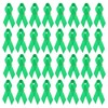 PATIKIL Pack of 30 Green Polyester Ribbon Satin Pins, Awareness