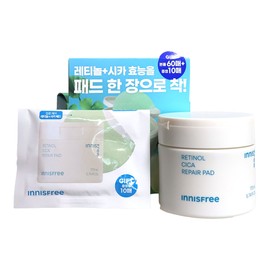 Innisfree Retinol Cica Trace Pads 60 sheets / 이니스프리 레티놀 시카 흔적 패드 60매