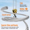BLIKA 500FT 1/8" Stainless Steel Cable with Cutter, T316 Marine