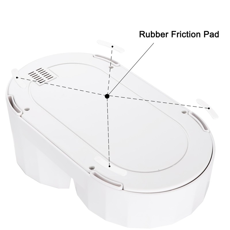 RIZZARI Pet Water Bowl Dispenser: 4L Automatic Stainless Steel Gravity