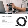 6 Pin DIN Cable Male to Male Plug and Play