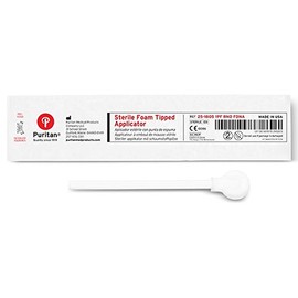 Puritan Sterile, Dna Free Round Foam Swab, 50/bag