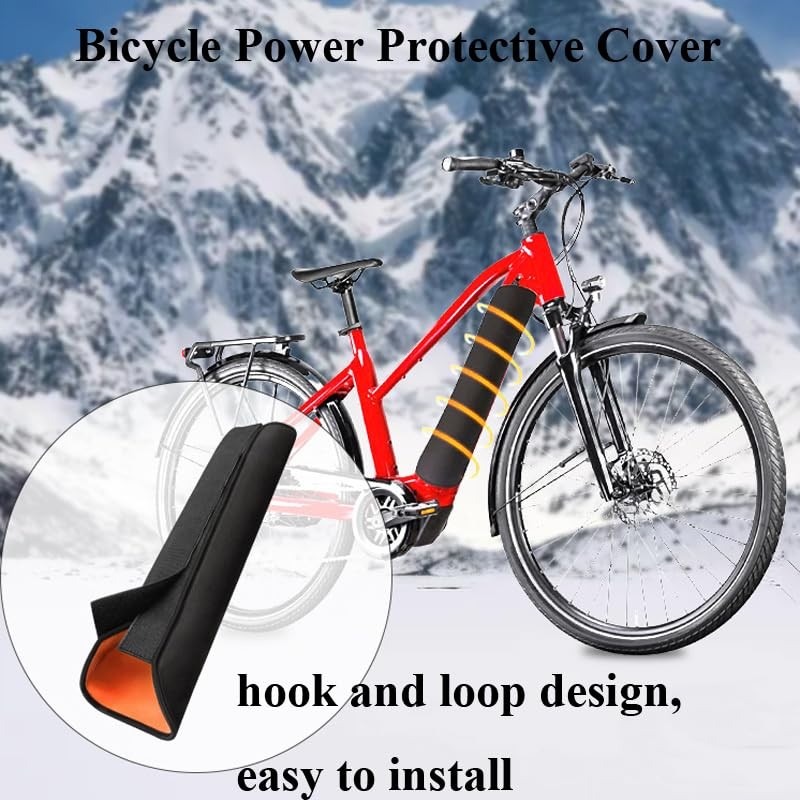 Waterproof E-Bike Battery Cover Dustproof Electric Bicycle Frame Battery Protector