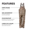 Grundens Men’s Neptune Commercial Fishing Bib Pants | Waterproof, Adjustable,