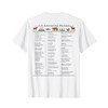 US National Parks Checklist List by State DESIGN ON BACK