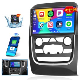 [2+64GB] Inefala for Dodge Durango 2014-2020 Android Car Radio Stereo with Wireless CarPlay Android Auto, 9 Inch HD Touchscreen with GPS WiFi Bluetooth FM/RDS SWC Canbus Backup Camera MIC