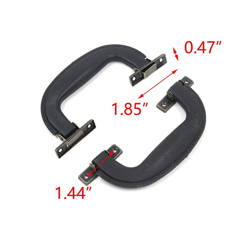 T Tulead Suitcase Pulls Black Plastic Pull Handles 150x58mm Luggage