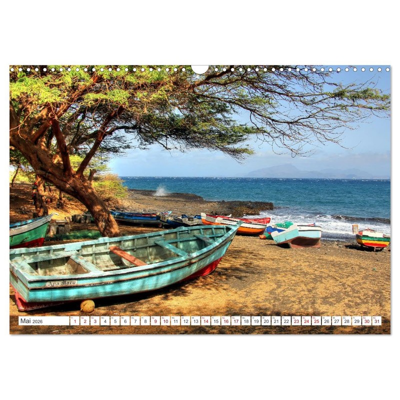 Cabo Verde - Sao Vicente, Santo Antao und Santiago (Wandkalender