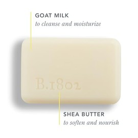 Beekman 1802 Jabón Corporal En Barra De Leche De Cabra, Miel Y Flor De Naranjo - Perfumado - 99 G - Nutre, Humecta Y Humecta - Jabón 100% Vegetal - Ap