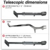 xitomer Motorcycle Adjustable Kickstand Station Single Stand Fit For Segway