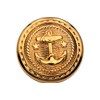 High-quality gold metal buttons, metal buttons with anchor, made in