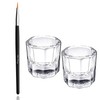 Glamified Dappen Dish Bowl Set of 2 Cup and Eyebrow