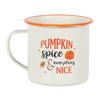 Something Different HA_40331 Enamel Cup, Pumpkin Spices, 1 Piece, 165