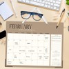 Desk Calendar 2024-2025 - 18 Months Academic Desk Calendar Runs