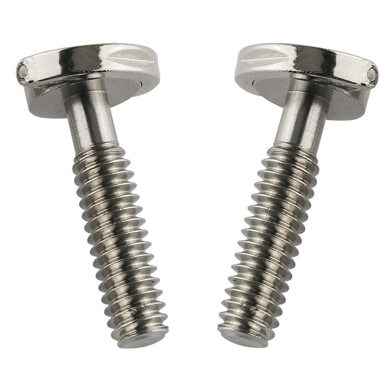 E-outstanding D Ring Hinged Screw 2PCS 1/4-20 Thread D-Ring Stainless
