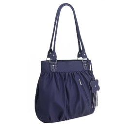 EyeCatchBags - Galaxia Faux Leather Womens Handbag Navy