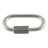 Mgoodoo 316 Stainless Steel Ring Catch, Quick Link, O-Shaped Carabiner,