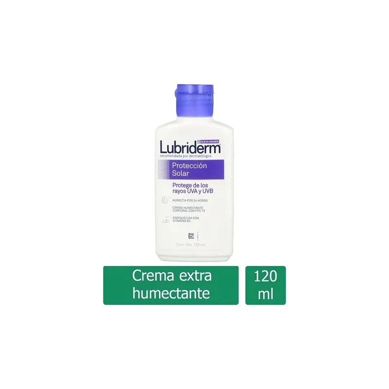 Lubriderm Crema Corporal con Protección Solar UV 15 FPS 120ml