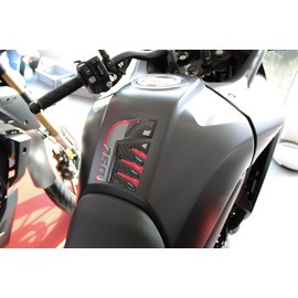 Tankpad Motorcycle Compatible with Honda 750 Transalp Black Grey X509203VA