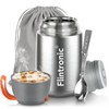 flintronic Insulated Food Flask, 650ml Food Warmer for Hot Food,