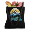 Bear Nature Mountain Silhouette for Wildlife Enthusiasts Tote Bag