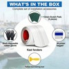 PULJOGDE 6FT Keel Guard for Fiberglass Boats, Self-Adhesive Shield Keel