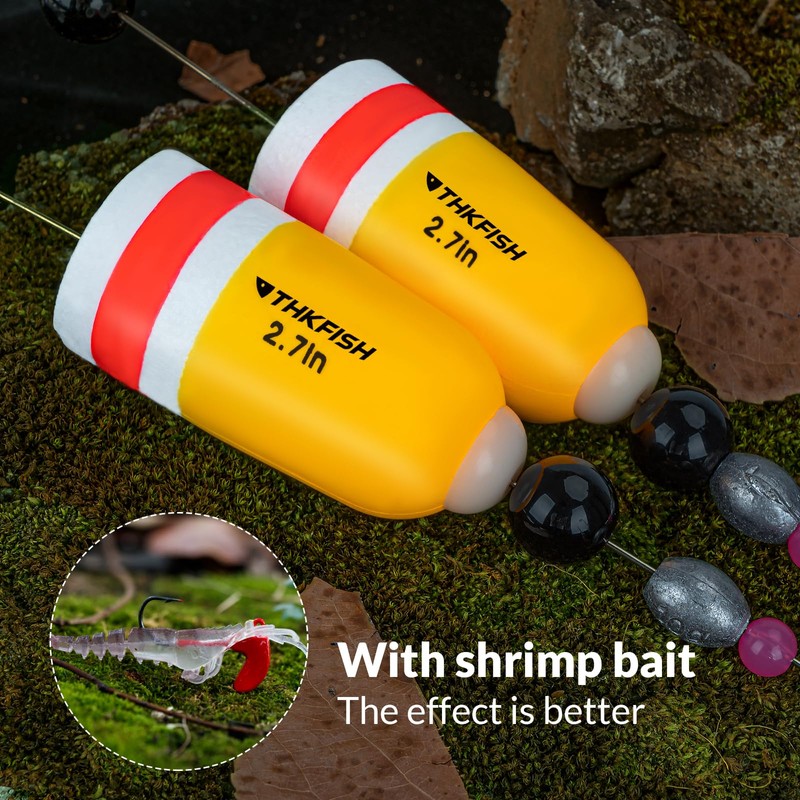 THKFISH Floats Fishing Float Fishing Floats Set Steel Leader Pike
