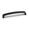 Matt Black Kitchen Cupboard D Bar Handle 160mm Fixing Curved