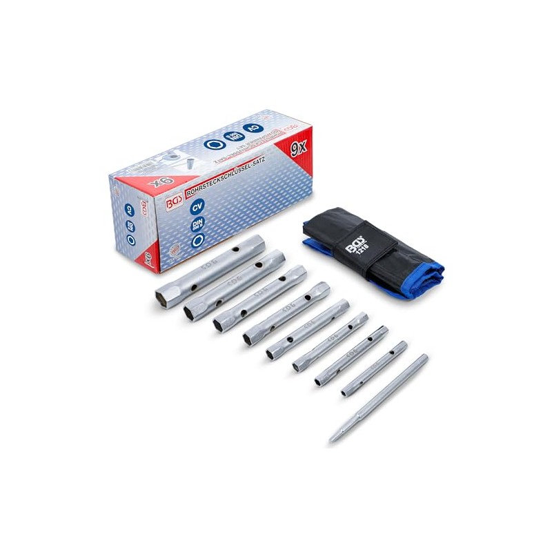 BGS technic 1218 - Juego de llaves de tubo (8