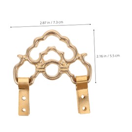 OFFSCH Antique Metal Pattern Hooks for Frames Elegant Picture Hangers for Plaques and Paintings Easy Installation Long Lasting Home Decoration Hardware