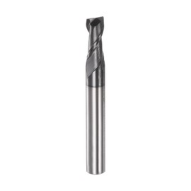 QUARKZMAN Square End Milling 5.5 mm x 13 mm Cutting 6 mm Shank Micro Grain Solid Carbide AlTiN Coated 2 Flute Cutter for Alloy High Carbon Steel Aluminium
