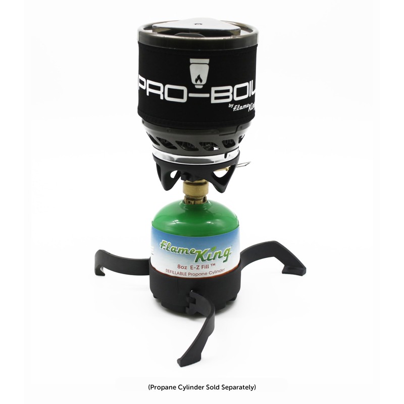 Flame King Pro-Boil All-in-One Camping and Backpacking Stove Cooking System,
