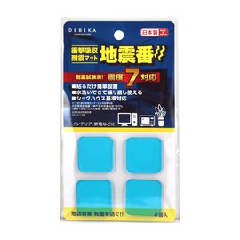 Debika 703833 Earthquake Gel, 1.2 inches (3 cm) Square, 4 Pieces