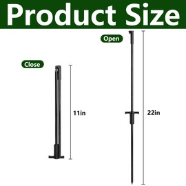 Shupakul 4 Pcs Turkey Decoys Hunting Stake-Lightweight Turkey Decoys Collapsible Stakes-Portable Decoys Pole for Turkey Decoy LCD Replacement Stake