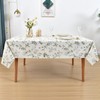 LOHASCASA Vinyl Oilcloth Spillproof Tablecloth Rectangular Waterproof Wipeable PVC Heavy