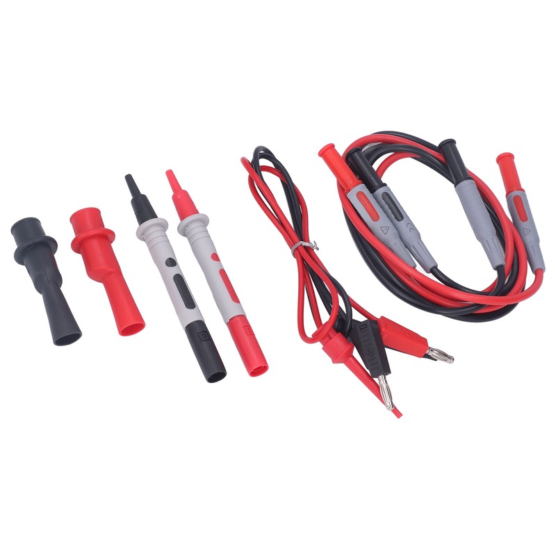 Multimeter Test Kit Connecting Leads Testing Hooks Crocodile Clips Meter
