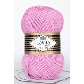 LaVita Yarn CHELLS Hand Knitting Yarn Wool 5 Pieces Pack 100% Acrylic 1 Ball 100 gr 170 mt (0090)