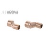 Aqbau® Universal S-Connector Set – 2 Pieces I Brass I