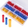 JUZITAO 300PCS Butt Splice Crimp Connectors Insulated Electrical Straight Wire