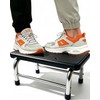 Step Stool, 440 lbs Heavy-Duty, Non-Slip Stainless Steel Platform for