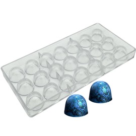 Goldbaking Bell Shape Chocolate Bonbon Mold Polycarbonate Truffle Mould Homemade Chocolates Covered Candy DIY Tool