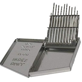 Drill America 20 Piece High Speed Steel Drill Bit Set (Wire Sizes #61 - #80), DWDN Series
