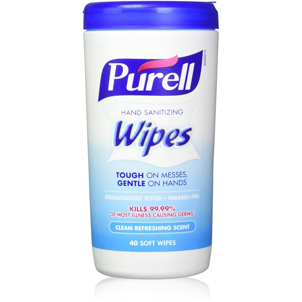 Purell® Hand Sanitizing Wipes, Fresh Scent, Pack of 40 Wipes